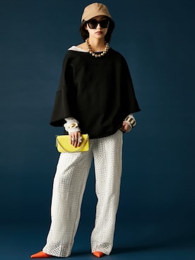 「GEVS.（ジェイヴィス）のアイテム」を使った、ZOZO_SMILELAND_STAFFさん（レディース・163cm）の冬コーディネート