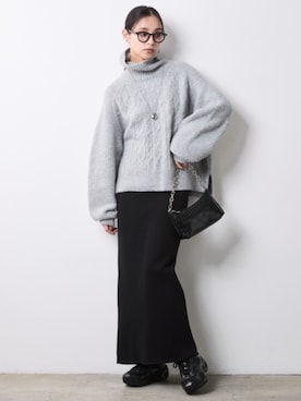 「CHIC STYLE（シックスタイル）のアイテム」を使った、ZOZO_SMILELAND_STAFFさん（レディース・163cm）の秋コーディネート