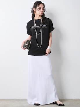「CHIC STYLE（シックスタイル）のアイテム」を使った、ZOZO_SMILELAND_STAFFさん（レディース・163cm）の春コーディネート