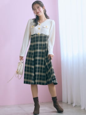 「marun（マルン）のアイテム」を使った、ZOZO_SMILELAND_STAFFさん（レディース・163cm）の秋コーディネート