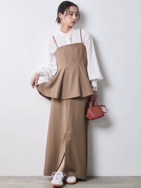 「CHIC STYLE（シックスタイル）のアイテム」を使った、ZOZO_SMILELAND_STAFFさん（レディース・163cm）の冬コーディネート