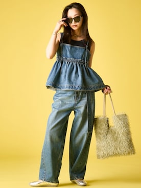 「GEVS.（ジェイヴィス）のアイテム」を使った、ZOZO_SMILELAND_STAFFさん（レディース・163cm）の春コーディネート