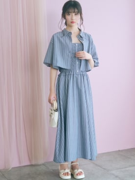 「marun（マルン）のアイテム」を使った、ZOZO_SMILELAND_STAFFさん（レディース・161cm）の春コーディネート