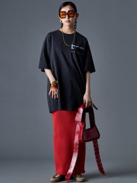 「GEVS.（ジェイヴィス）のアイテム」を使った、ZOZO_SMILELAND_STAFFさん（レディース・163cm）の春コーディネート
