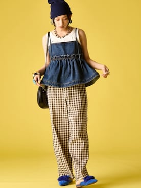 「GEVS.（ジェイヴィス）のアイテム」を使った、ZOZO_SMILELAND_STAFFさん（レディース・163cm）の春コーディネート