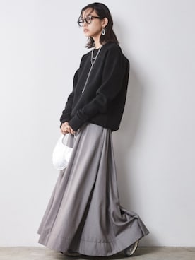 「CHIC STYLE（シックスタイル）のアイテム」を使った、ZOZO_SMILELAND_STAFFさん（レディース・163cm）の秋コーディネート