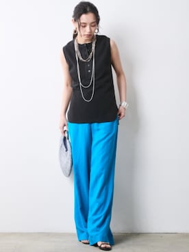 「CHIC STYLE（シックスタイル）のアイテム」を使った、ZOZO_SMILELAND_STAFFさん（レディース・163cm）の春コーディネート