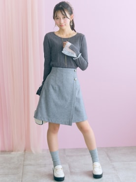 「marun（マルン）のアイテム」を使った、ZOZO_SMILELAND_STAFFさん（レディース・161cm）の秋コーディネート