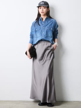 「CHIC STYLE（シックスタイル）のアイテム」を使った、ZOZO_SMILELAND_STAFFさん（レディース・163cm）の夏コーディネート