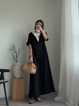 「CHIC STYLE（シックスタイル）のアイテム」を使った、ZOZO_SMILELAND_STAFFさん（レディース・165cm）の夏コーディネート