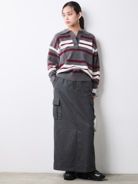 「CHIC STYLE（シックスタイル）のアイテム」を使った、ZOZO_SMILELAND_STAFFさん（レディース・163cm）の秋コーディネート
