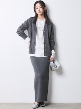 「CHIC STYLE（シックスタイル）のアイテム」を使った、ZOZO_SMILELAND_STAFFさん（レディース・163cm）の冬コーディネート