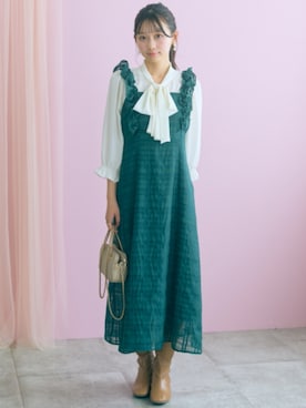 「marun（マルン）のアイテム」を使った、ZOZO_SMILELAND_STAFFさん（レディース・161cm）の夏コーディネート