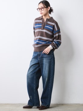 「CHIC STYLE（シックスタイル）のアイテム」を使った、ZOZO_SMILELAND_STAFFさん（レディース・163cm）の秋コーディネート