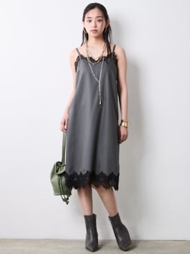 「CHIC STYLE（シックスタイル）のアイテム」を使った、ZOZO_SMILELAND_STAFFさん（レディース・163cm）の夏コーディネート