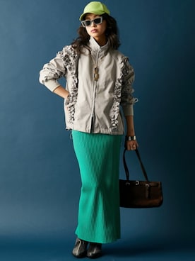 「GEVS.（ジェイヴィス）のアイテム」を使った、ZOZO_SMILELAND_STAFFさん（レディース・163cm）の冬コーディネート