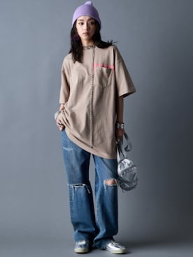 「GEVS.（ジェイヴィス）のアイテム」を使った、ZOZO_SMILELAND_STAFFさん（レディース・163cm）の春コーディネート