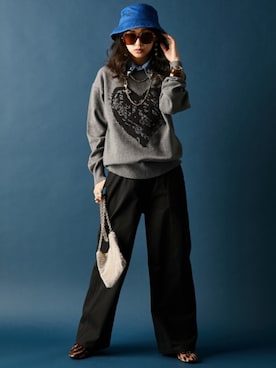 「GEVS.（ジェイヴィス）のアイテム」を使った、ZOZO_SMILELAND_STAFFさん（レディース・163cm）の冬コーディネート