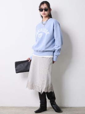 「CHIC STYLE（シックスタイル）のアイテム」を使った、ZOZO_SMILELAND_STAFFさん（レディース・163cm）の秋コーディネート