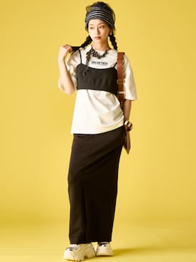 「GEVS.（ジェイヴィス）のアイテム」を使った、ZOZO_SMILELAND_STAFFさん（レディース・163cm）の春コーディネート