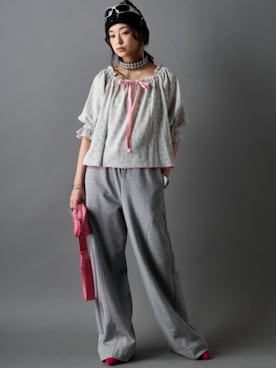 「GEVS.（ジェイヴィス）のアイテム」を使った、ZOZO_SMILELAND_STAFFさん（レディース・163cm）の春コーディネート