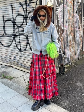 「GEVS.（ジェイヴィス）のアイテム」を使った、ZOZO_SMILELAND_STAFFさん（レディース・164cm）の冬コーディネート