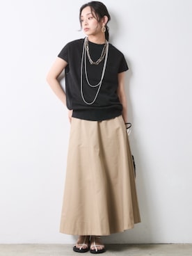 「CHIC STYLE（シックスタイル）のアイテム」を使った、ZOZO_SMILELAND_STAFFさん（レディース・163cm）の春コーディネート