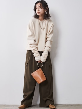 「CHIC STYLE（シックスタイル）のアイテム」を使った、ZOZO_SMILELAND_STAFFさん（レディース・163cm）の秋コーディネート