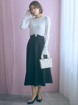 「marun（マルン）のアイテム」を使った、ZOZO_SMILELAND_STAFFさん（レディース・167cm）の冬コーディネート