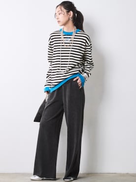 「CHIC STYLE（シックスタイル）のアイテム」を使った、ZOZO_SMILELAND_STAFFさん（レディース・163cm）の冬コーディネート