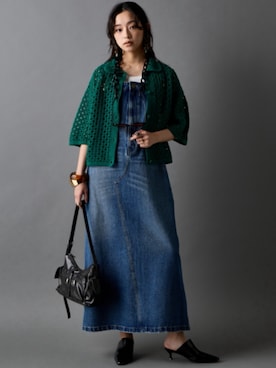 「GEVS.（ジェイヴィス）のアイテム」を使った、ZOZO_SMILELAND_STAFFさん（レディース・163cm）の春コーディネート