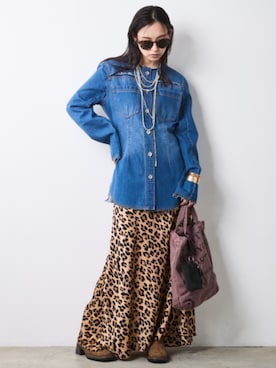 「CHIC STYLE（シックスタイル）のアイテム」を使った、ZOZO_SMILELAND_STAFFさん（レディース・163cm）の夏コーディネート