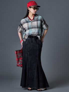 「GEVS.（ジェイヴィス）のアイテム」を使った、ZOZO_SMILELAND_STAFFさん（レディース・163cm）の春コーディネート
