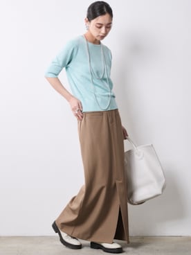 「CHIC STYLE（シックスタイル）のアイテム」を使った、ZOZO_SMILELAND_STAFFさん（レディース・163cm）の冬コーディネート