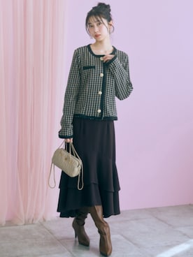 「marun（マルン）のアイテム」を使った、ZOZO_SMILELAND_STAFFさん（レディース・163cm）の秋コーディネート