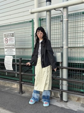 「GEVS.（ジェイヴィス）のアイテム」を使った、ZOZO_SMILELAND_STAFFさん（レディース・160cm）の秋コーディネート