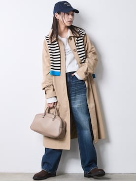 「CHIC STYLE（シックスタイル）のアイテム」を使った、ZOZO_SMILELAND_STAFFさん（レディース・163cm）の冬コーディネート