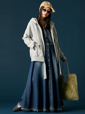 「GEVS.（ジェイヴィス）のアイテム」を使った、ZOZO_SMILELAND_STAFFさん（レディース・163cm）の冬コーディネート