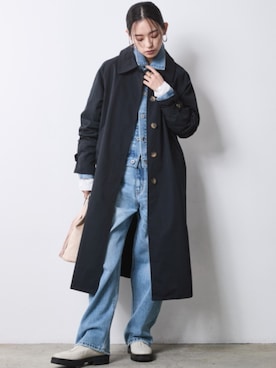 「CHIC STYLE（シックスタイル）のアイテム」を使った、ZOZO_SMILELAND_STAFFさん（レディース・163cm）の冬コーディネート