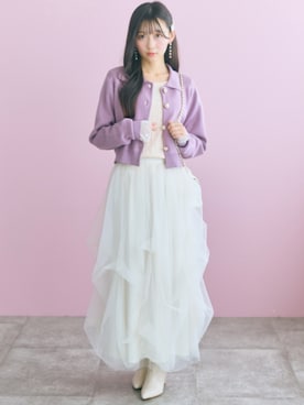 「marun（マルン）のアイテム」を使った、ZOZO_SMILELAND_STAFFさん（レディース・161cm）の秋コーディネート