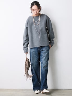 「CHIC STYLE（シックスタイル）のアイテム」を使った、ZOZO_SMILELAND_STAFFさん（レディース・163cm）の夏コーディネート