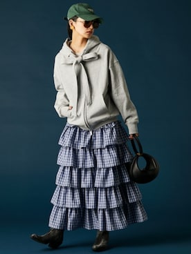 「GEVS.（ジェイヴィス）のアイテム」を使った、ZOZO_SMILELAND_STAFFさん（レディース・163cm）の冬コーディネート