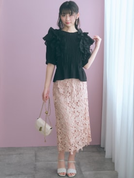 「marun（マルン）のアイテム」を使った、ZOZO_SMILELAND_STAFFさん（レディース・161cm）の春コーディネート