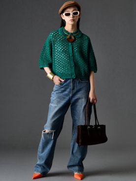 「GEVS.（ジェイヴィス）のアイテム」を使った、ZOZO_SMILELAND_STAFFさん（レディース・163cm）の春コーディネート