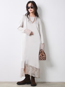 「CHIC STYLE（シックスタイル）のアイテム」を使った、ZOZO_SMILELAND_STAFFさん（レディース・163cm）の秋コーディネート