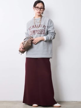 ZOZO_SMILELAND_STAFFさん（レディース・163cm）の秋コーディネート