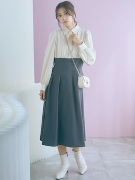 「marun（マルン）のアイテム」を使った、ZOZO_SMILELAND_STAFFさん（レディース・167cm）の秋コーディネート