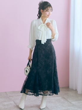 「marun（マルン）のアイテム」を使った、ZOZO_SMILELAND_STAFFさん（レディース・161cm）の夏コーディネート