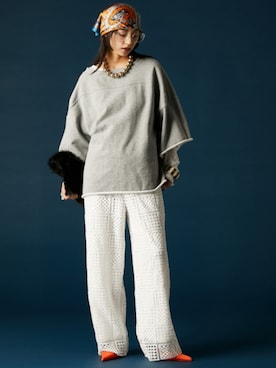 「GEVS.（ジェイヴィス）のアイテム」を使った、ZOZO_SMILELAND_STAFFさん（レディース・163cm）の冬コーディネート