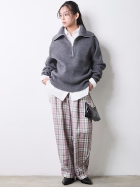「CHIC STYLE（シックスタイル）のアイテム」を使った、ZOZO_SMILELAND_STAFFさん（レディース・163cm）の秋コーディネート